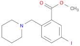 Methyl 5-iodo-2-(piperidin-1-ylmethyl)benzoate
