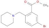 Methyl 5-bromo-2-(piperidin-1-ylmethyl)benzoate
