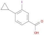 4-Cyclopropyl-3-iodobenzoic acid