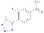 3-Iodo-4-(1H-tetrazol-5-yl)benzoic acid