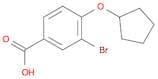 3-Bromo-4-(cyclopentyloxy)benzoic acid