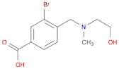 3-Bromo-4-(((2-hydroxyethyl)(methyl)amino)methyl)benzoic acid