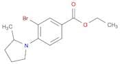 Ethyl 3-bromo-4-(2-methylpyrrolidin-1-yl)benzoate