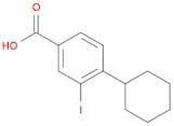 4-Cyclohexyl-3-iodobenzoic acid