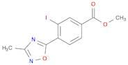 Methyl 3-iodo-4-(3-methyl-1,2,4-oxadiazol-5-yl)benzoate