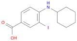 4-(Cyclohexylamino)-3-iodobenzoic acid