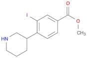 Methyl 3-iodo-4-(piperidin-3-yl)benzoate