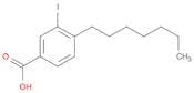 4-Heptyl-3-iodobenzoic acid
