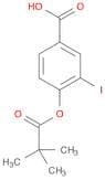 3-Iodo-4-(pivaloyloxy)benzoic acid