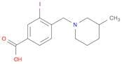 3-Iodo-4-((3-methylpiperidin-1-yl)methyl)benzoic acid