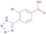 3-Bromo-4-(1H-tetrazol-5-yl)benzoic acid