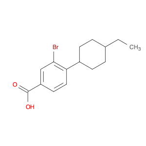3-Bromo-4-(4-ethylcyclohexyl)benzoic acid