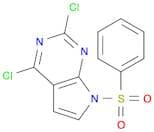2,4-Dichloro-7-(phenylsulfonyl)-7H-pyrrolo[2,3-d]pyrimidine