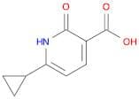 6-Cyclopropyl-2-oxo-1,2-dihydro-3-pyridinecarboxylic acid