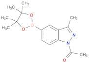 1-[3-Methyl-5-(4,4,5,5-tetramethyl-1,3,2-dioxaborolan-2-yl)-1H-indazol-1-yl]ethanone