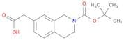 2-(2-(tert-Butoxycarbonyl)-1,2,3,4-tetrahydroisoquinolin-7-yl)acetic acid