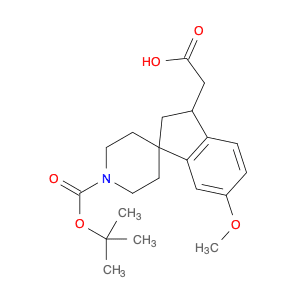 2-(1-(Tert-Butoxycarbonyl)-6-Methoxy-2,3-Dihydrospiro[Indene-1,4-Piperidine]-3-Yl)Acetic Acid