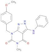 7-(4-Methoxybenzyl)-5-methyl-3-(phenylamino)-2H-pyrazolo[3,4-d]pyrimidine-4,6(5H,7H)-dione