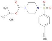 4-(4-ETHYNYLBENZENESULFONYL)-PIPERAZINE-1-CARBOXYLIC ACID tert-BUTYL ESTER