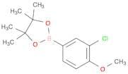 2-(3-Chloro-4-methoxyphenyl)-4,4,5,5-tetramethyl-1,3,2-dioxaborolane