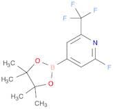 2-fluoro-4-(4,4,5,5-tetramethyl-1,3,2-dioxaborolan-2-yl)-6-(trifluoromethyl)-Pyridine