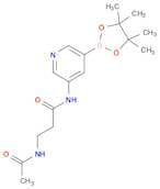 5-(3-Acetamidopropanamido)pyridine-3-boronic acid pinacol ester