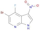 1H-Pyrrolo[2,3-b]pyridine, 5-bromo-4-fluoro-3-nitro-