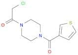 2-chloro-1-[4-(thiophene-3-carbonyl)piperazin-1-yl]ethanone