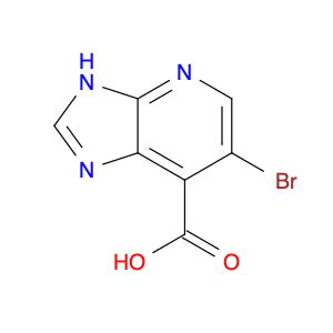 3H-Imidazo[4,5-b]pyridine-7-carboxylic acid, 6-bromo-OTHER CA INDEX NAMES:1H-Imidazo[4,5-b]pyridin…