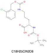 L-ORNITHINE,N5-[[(2-CHLOROPHENYL)METHOXY]CARBONYL]-N2-[(1,1-DIMETHYLETHOXY)CARBONYL]-