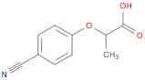 Propanoic acid, 2-(4-cyanophenoxy)-