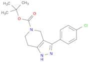 Tert-butyl 3-(4-chlorophenyl)-6,7-dihydro-1H-pyrazolo[4,3-C]pyridine-5(4H)-carboxylate