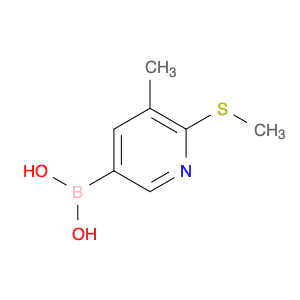 5-Methyl-6-(methylthio)pyridin-3-ylboronic acid