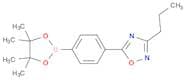 3-Propyl-5-(4-(4,4,5,5-tetramethyl-1,3,2-dioxaborolan-2-yl)phenyl)-1,2,4-oxadiazole