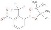 4,4,5,5-Tetramethyl-2-(3-nitro-2-(trifluoromethyl)phenyl)-1,3,2-dioxaborolane