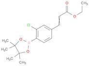 (E)-Ethyl 3-(3-chloro-4-(4,4,5,5-tetramethyl-1,3,2-dioxaborolan-2-yl)phenyl)acrylate