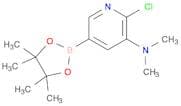 2-Chloro-n,n-dimethyl-5-(4,4,5,5-tetramethyl-1,3,2-dioxaborolan-2-yl)pyridin-3-amine