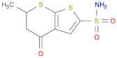 6-Methyl-4-oxo-5,6-dihydro-4H-thieno[2,3-b]thiopyran-2-sulfonamide