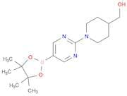 (1-(5-(4,4,5,5-Tetramethyl-1,3,2-dioxaborolan-2-yl)pyrimidin-2-yl)piperidin-4-yl)methanol