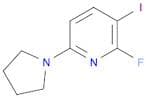 2-Fluoro-3-iodo-6-(pyrrolidin-1-yl)pyridine