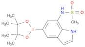 N-(5-(4,4,5,5-Tetramethyl-1,3,2-dioxaborolan-2-yl)-1h-indol-7-yl)methanesulfonamide