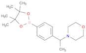 4-(1-(4-(4,4,5,5-Tetramethyl-1,3,2-dioxaborolan-2-yl)phenyl)ethyl)morpholine