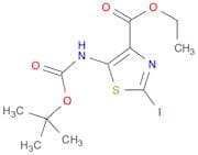Ethyl 5-((tert-butoxycarbonyl)amino)-2-iodothiazole-4-carboxylate