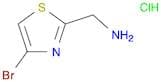 (4-Bromothiazol-2-yl)methanamine hcl