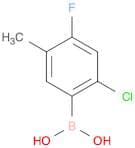 (2-Chloro-4-fluoro-5-methylphenyl)boronic acid