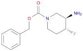 Rel-benzyl (3r,4r)-3-amino-4-fluoropiperidine-1-carboxylate