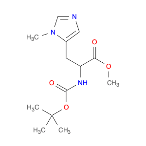Methyl 2-((tert-butoxycarbonyl)amino)-3-(1-methyl-1H-imidazol-5-yl)propanoate