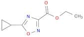 5-Cyclopropyl-[1,2,4]oxadiazole-3-carboxylic acid ethyl ester