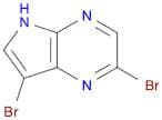 2,7-Dibromo-5H-pyrrolo[2,3-b]pyrazine