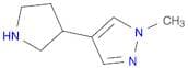 1-Methyl-4-(pyrrolidin-3-yl)-1H-pyrazole